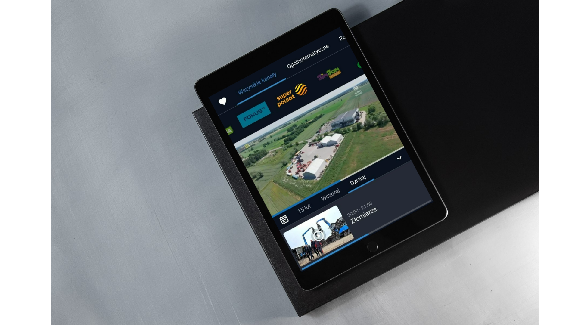 TVGO – podgląd aplikacji