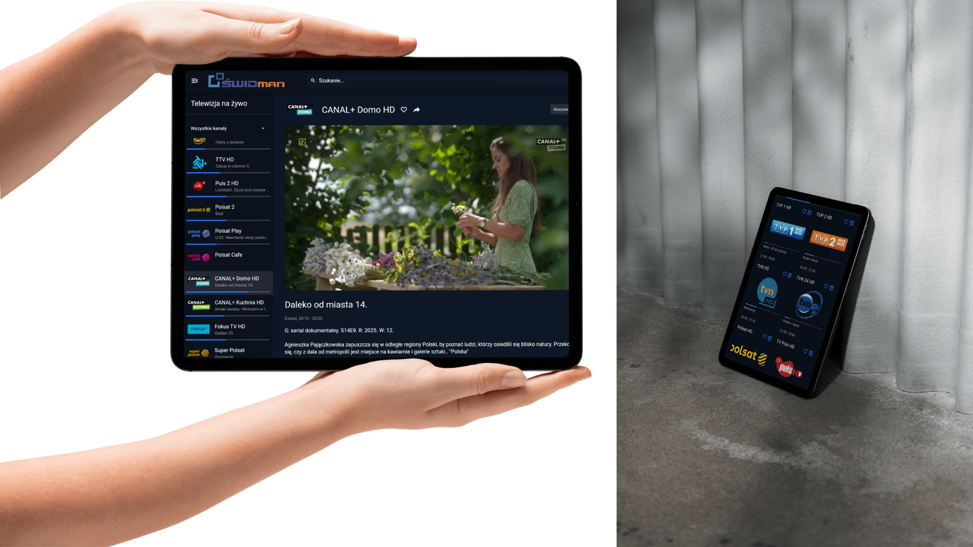 TVGO – podgląd aplikacji